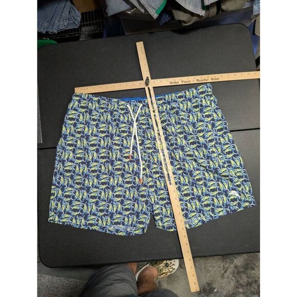 Tommy Bahama Naples Moorea Marlins Swim Suit Ocean Deep Men's 2XL - Picture 5 of 5